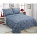 Katie Quilted Bedspread Dark Blue Single Bed
