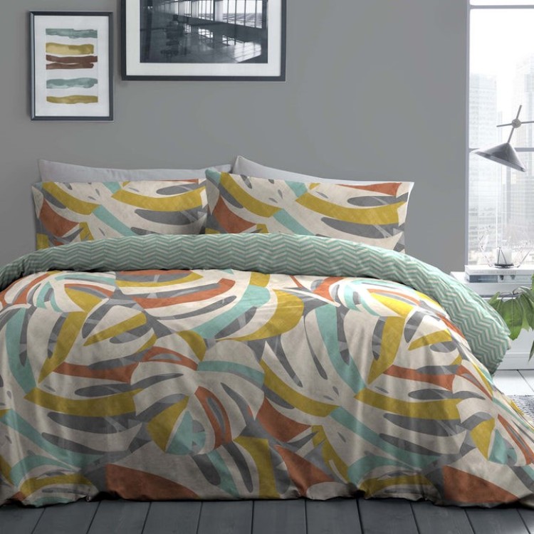 Akito Multi Duvet Cover Set Double Bed