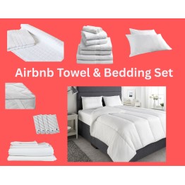 Airbnb Towel & Bedding Complete Set for Hosts DOUBLE SIZE SET