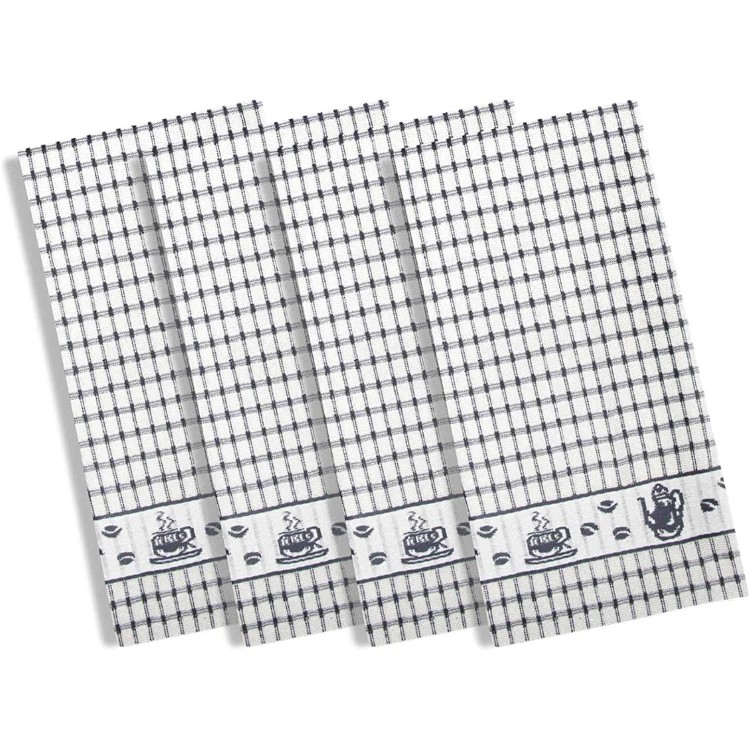 Coffee Time T Towel Range (12pack) Grey