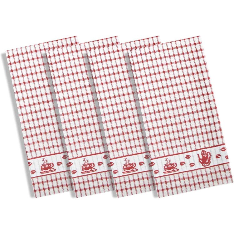 Coffee Time T Towel Range (12pack) Red