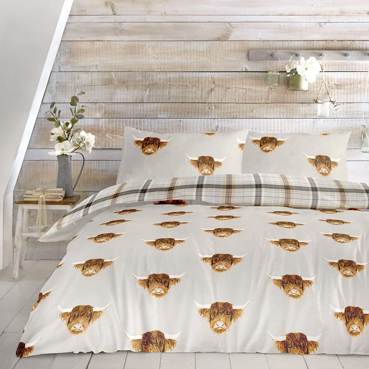 Highland Cow Duvet Cover Sets