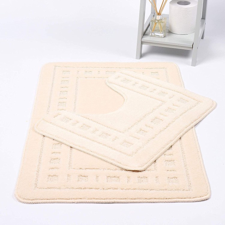 Diem 2 Piece Mat & Pedestal Set Cream
