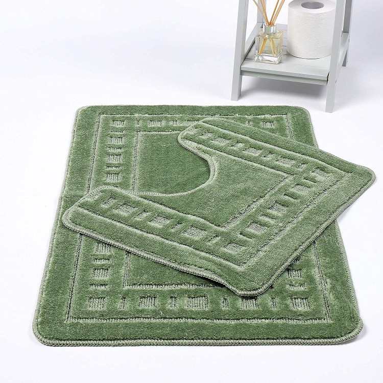Diem 2 Piece Mat & Pedestal Set Sage Green