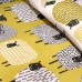 Dotty Sheep Duvet Cover Sets in Yellow