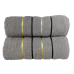 Stripe Towel Bath Towel Silver Grey