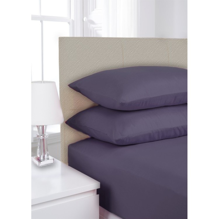 Restmor Percale Range V Shaped Pillowcase Navy
