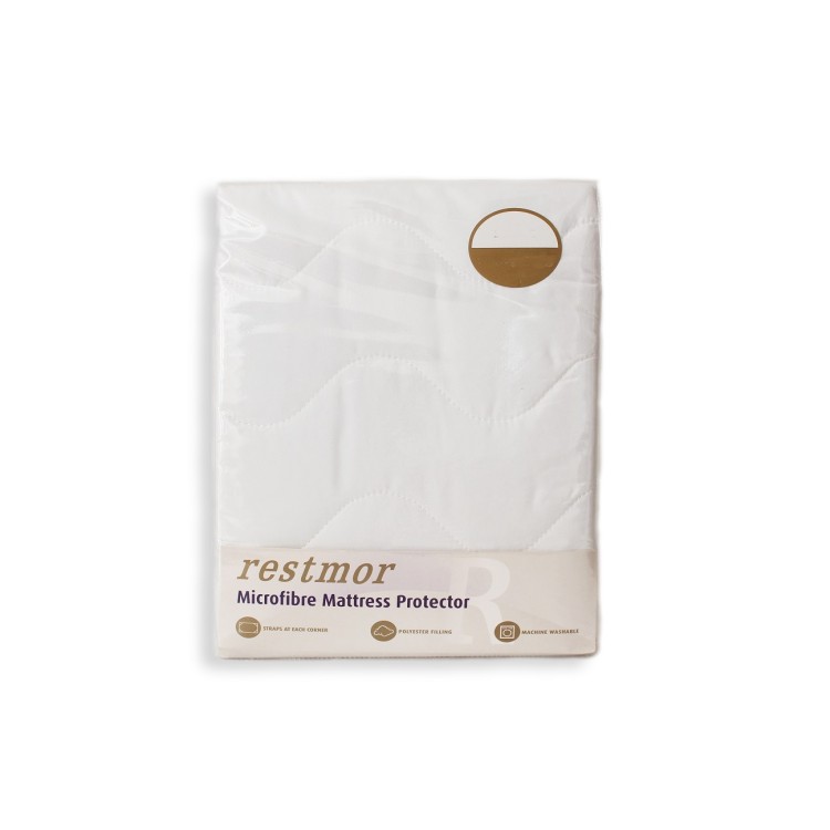Restmor Quilted Microfibre Mattress Protector Super King Bed