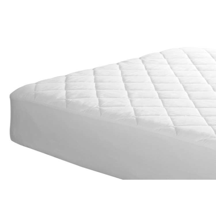 Restmor Quilted Polycotton Mattress Protector Single Bed