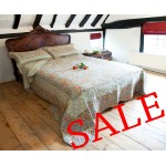 Paisley printed quilted bedspread
